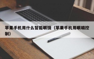 苹果手机用什么智能眼镜（苹果手机用眼睛控制）