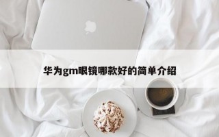 华为gm眼镜哪款好的简单介绍